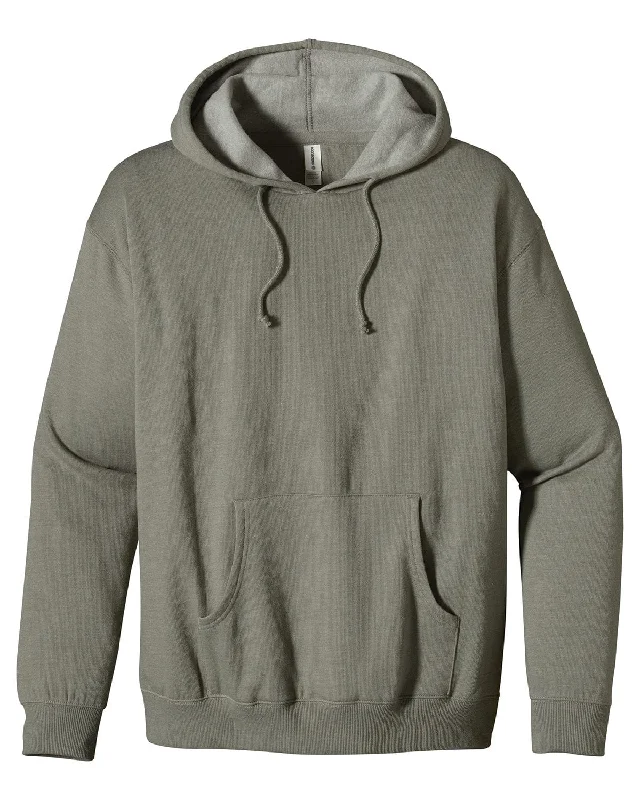 Sports Jumpsuit Econscious Organic/Recycled Heathered Fleece Pullover Hoodie | Military Green