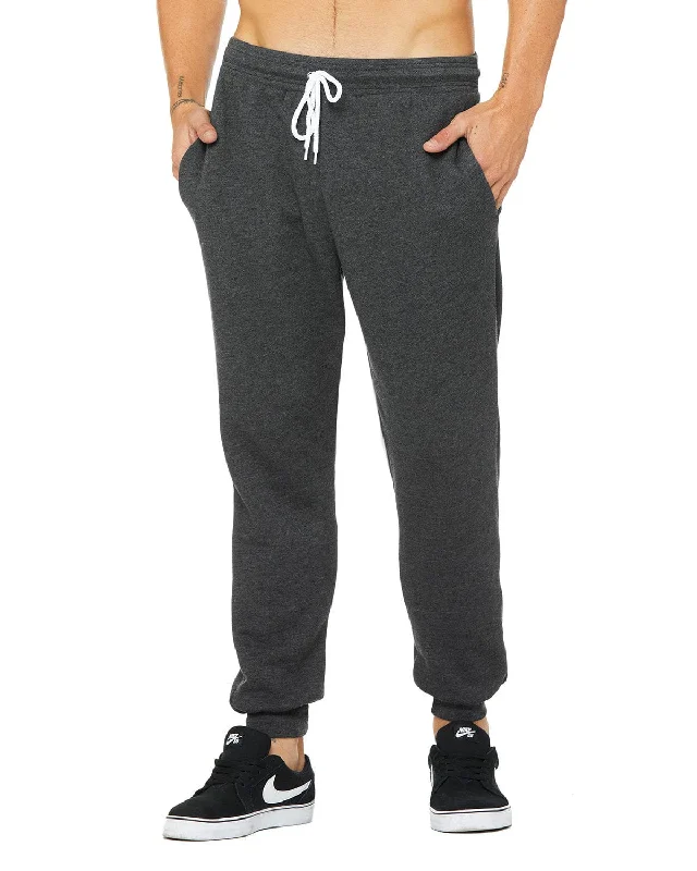 Street Style Suit Bella+Canvas Unisex Jogger Sweatpant | Dark Gry Heather
