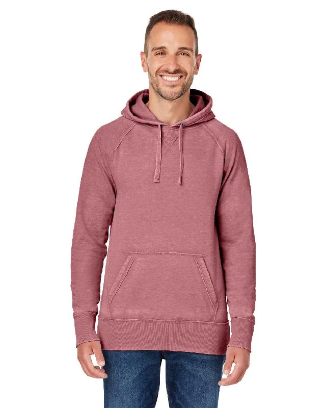 Trendy and versatile J America Vintage Zen Fleece Pullover Hood | Rose