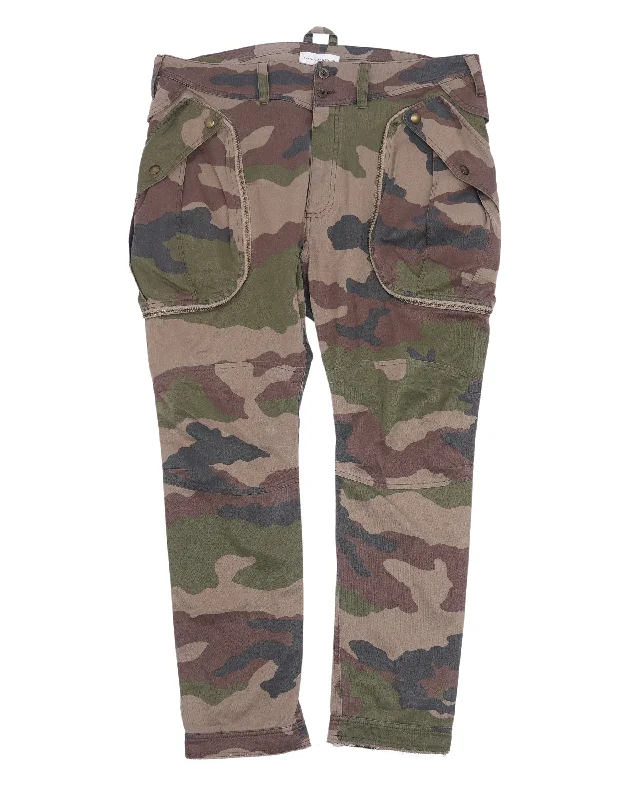 Sports fitness shoes Camouflage Cargo Pants