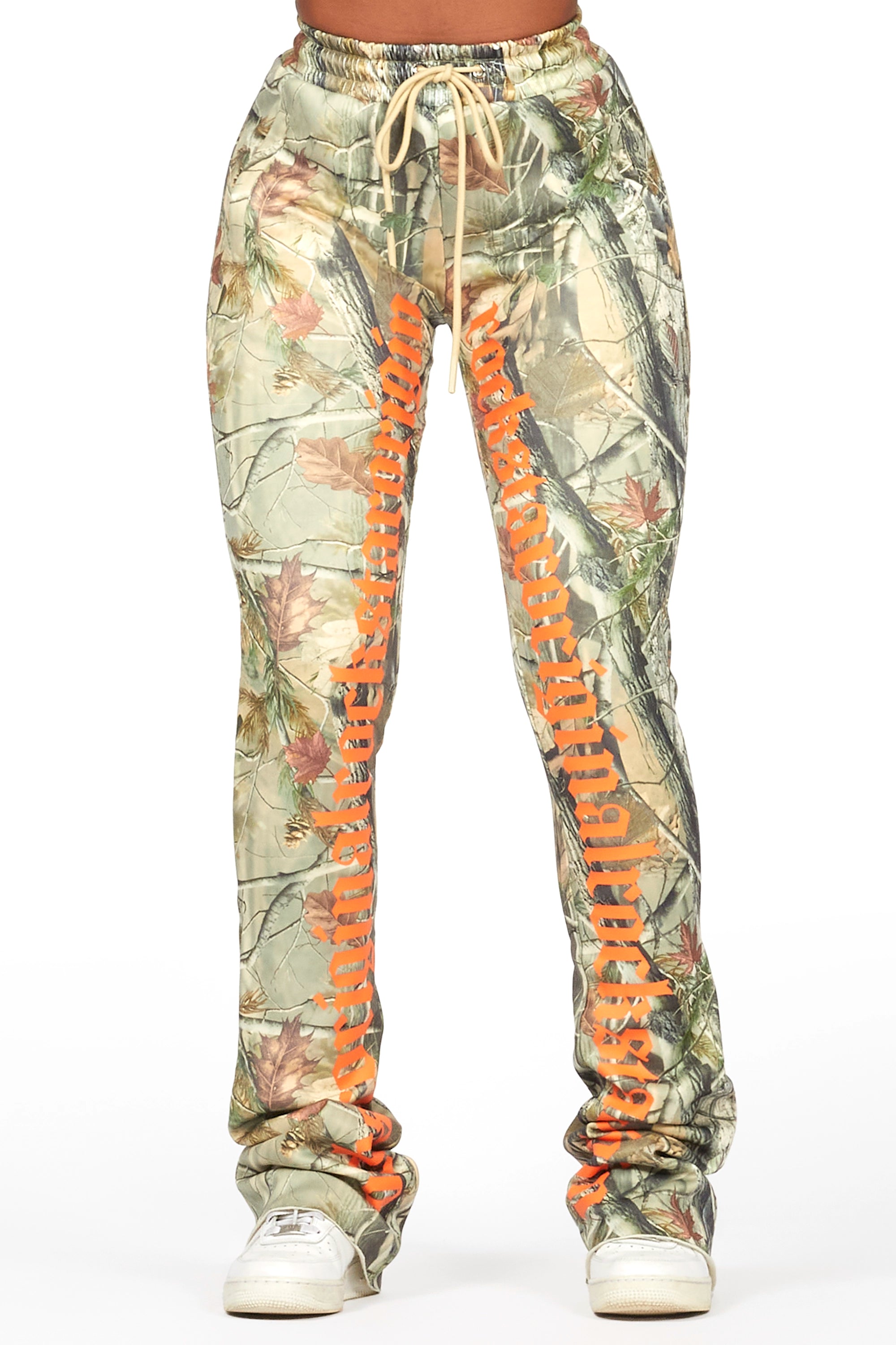 Single-shoulder Neck Design Blakely Tree Camo Super Stacked Pant