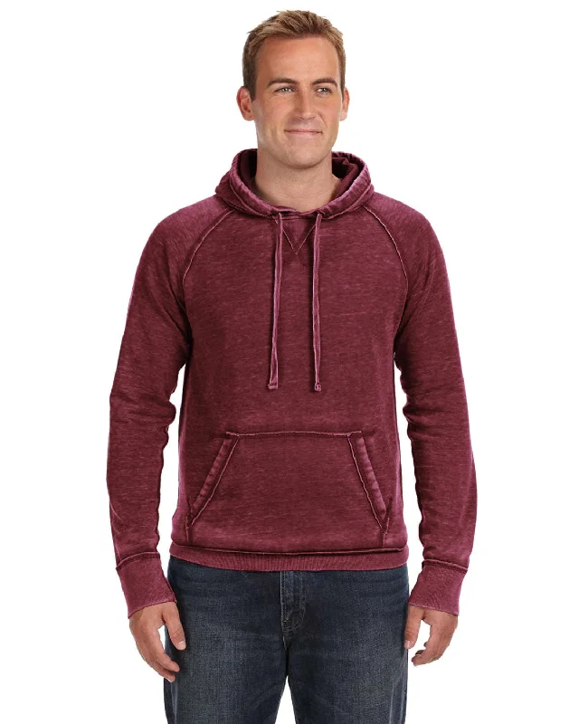 Sports Comfort Style J America Vintage Zen Fleece Pullover Hood | Twisted Bordeaux