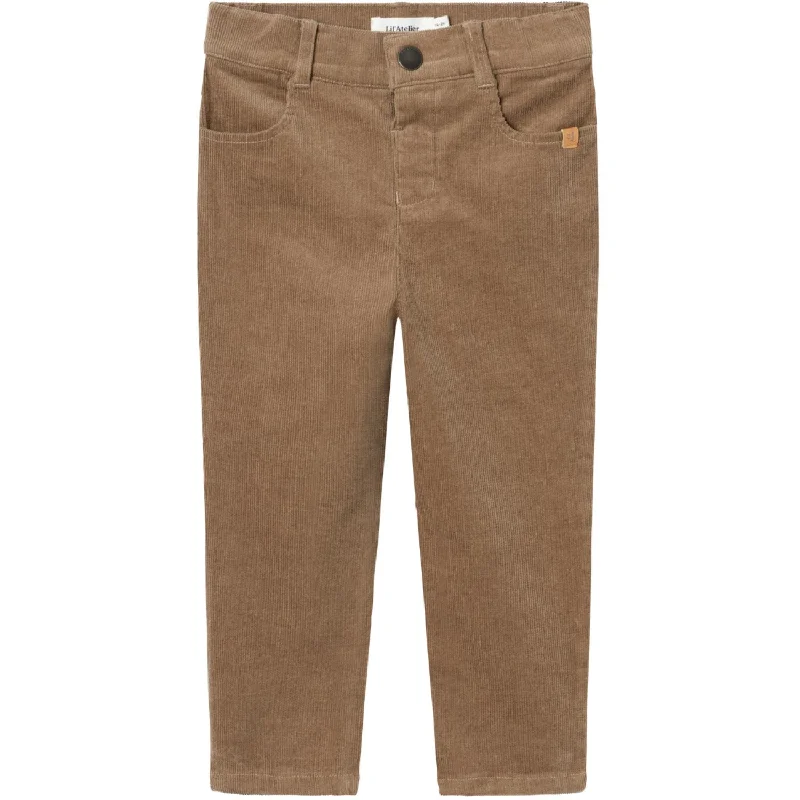Classic Retro Lil'Atelier Sepia Tint Ryan Corduroy Pants