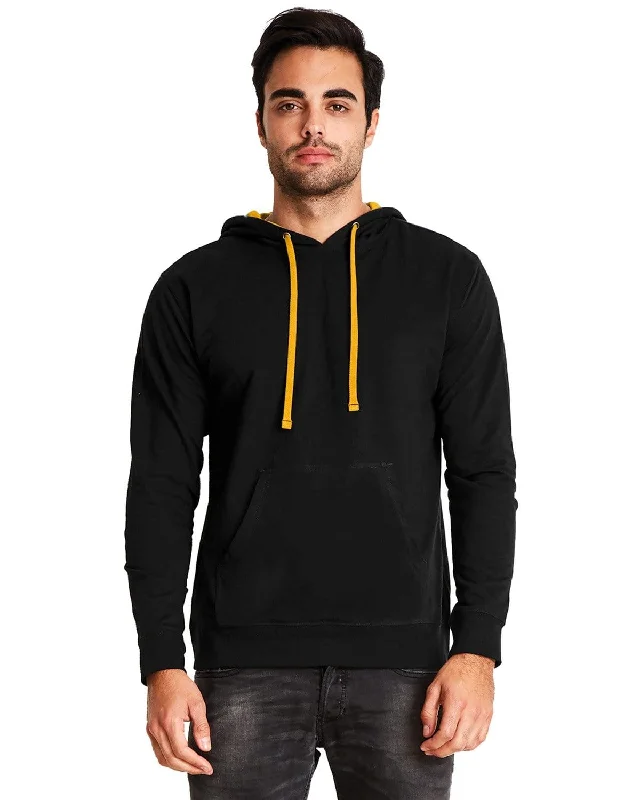 Sports And Leisure Next Level Unisex French Terry Pullover Hoodie | Black/ Gold