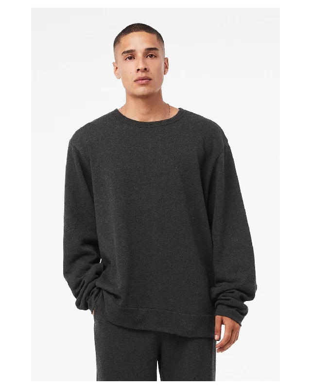 Street Style Bella+Canvas Unisex Classic Crewneck Sweatshirt | Dark Grey Heathr
