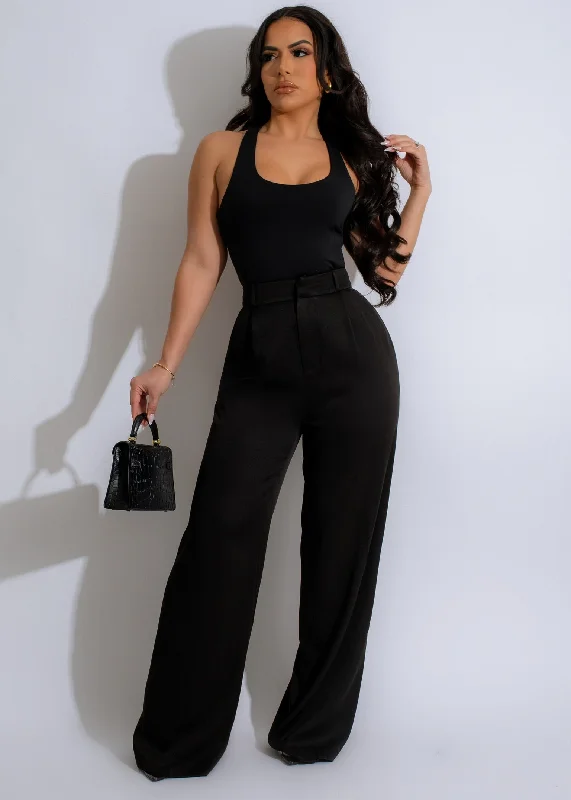 Simple research Business Woman Pant Black
