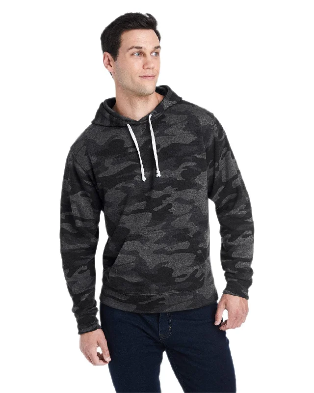 Avant-garde trend J America Unisex Triblend Pullover Hoodie | Blk Camo Trblnd