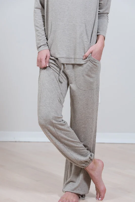 Ultra-lightweight Desert Heather Modal/Spandex Pant