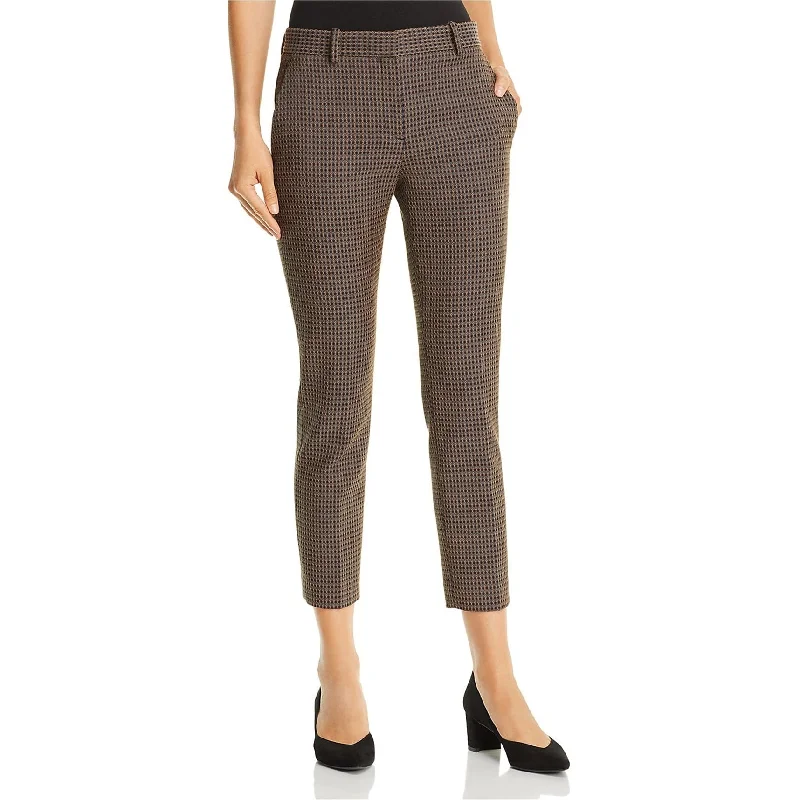 Street Sports Style Theory Womens Dot Jacquard Casual Cropped Pants, Multicoloured, 8