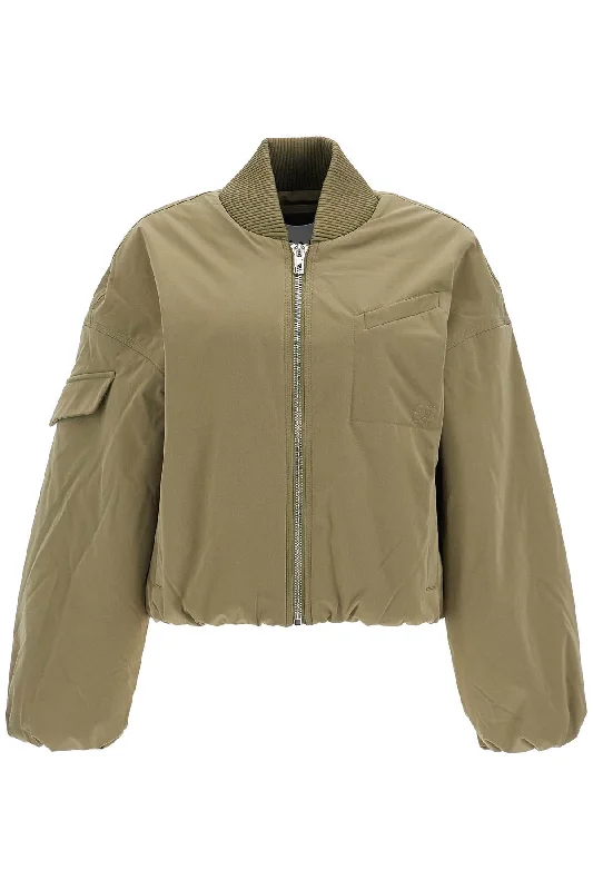 Warm Winter Series Ganni Women's Short Oversized Bomber Jacket