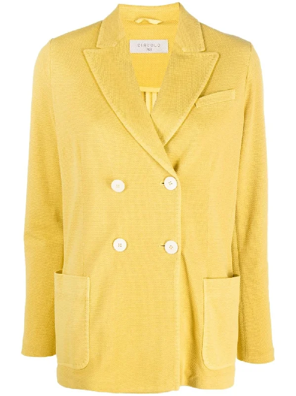 Printing decoration Circolo 1901 Women's Jackets yellow
