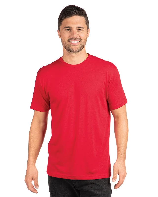 Fashion Style Next Level Mens Triblend Crew Tee | Red