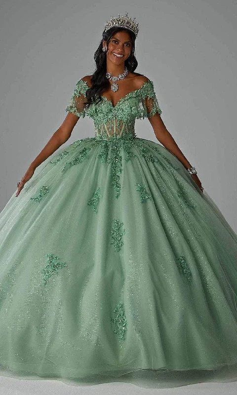 Creative Style Vizcaya by Mori Lee 89445 - Off- Shoulder Embellished Ballgown