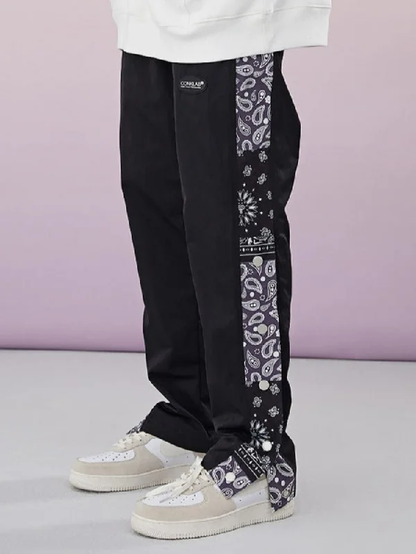 Street Fashion Style CONKLAB Bandana Split Pants