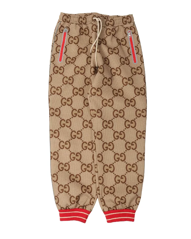 Stand-up collar design Monogram Jogging Pant
