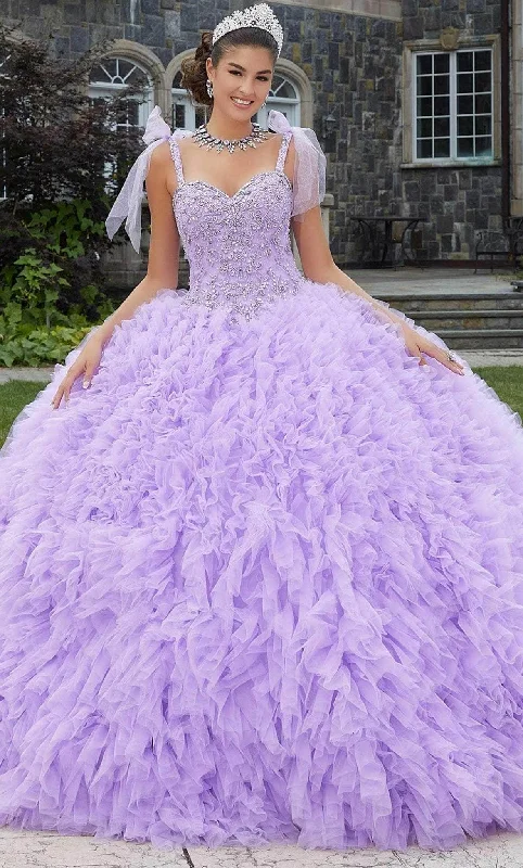 Sports Comfort Style Vizcaya by Mori Lee 89410 - Ruffled Voluminous Sleeveless Gown