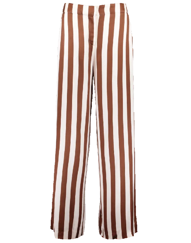 Fashionable and versatile Striped Wide Leg Pant