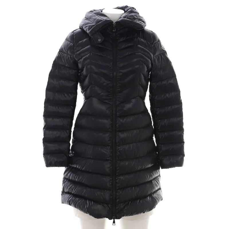 Printed pattern Women's Faucon Hooded Puffer Coat Quilted Polyamide with Down