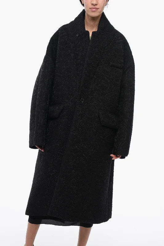 Classic style Maison Margiela Mm1 Embossed Jacquard Over Coat 34 Italian Size
