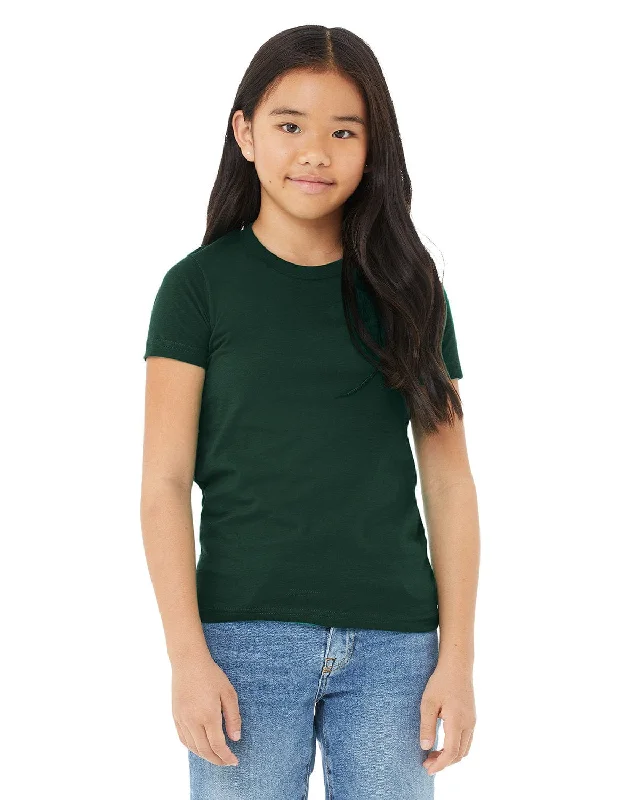 Sports Functional Style Bella+Canvas Youth Short Sleeve T-Shirt | Forest