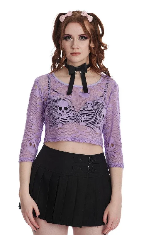 Boutique style Skull Crop Top