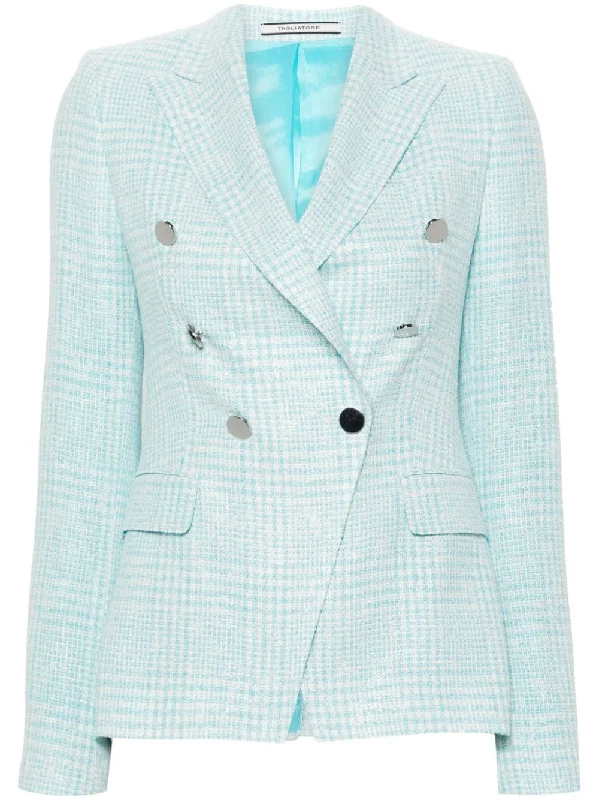 Celebrity Style Tagliatore Women's Jackets Clear blue