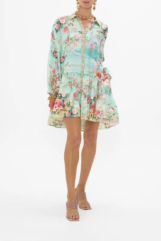 Alice style TIERED SHIRT DRESS THE JEWELLERY MUSEUM