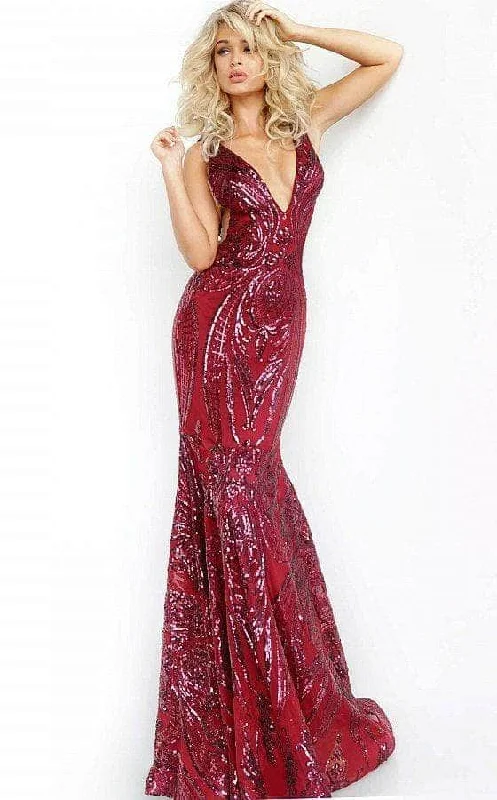 Classic Series Jovani - Sleeveless Sequin Evening Dress 3186SC