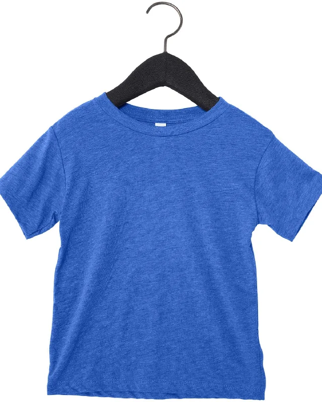 Printed pattern Bella+Canvas Toddler Triblend Short-Sleeve T-Shirt | True Royal Trbd Printed pattern Bella+Canvas Toddler Triblend Short-Sleeve T-Shirt | True Royal Trbd