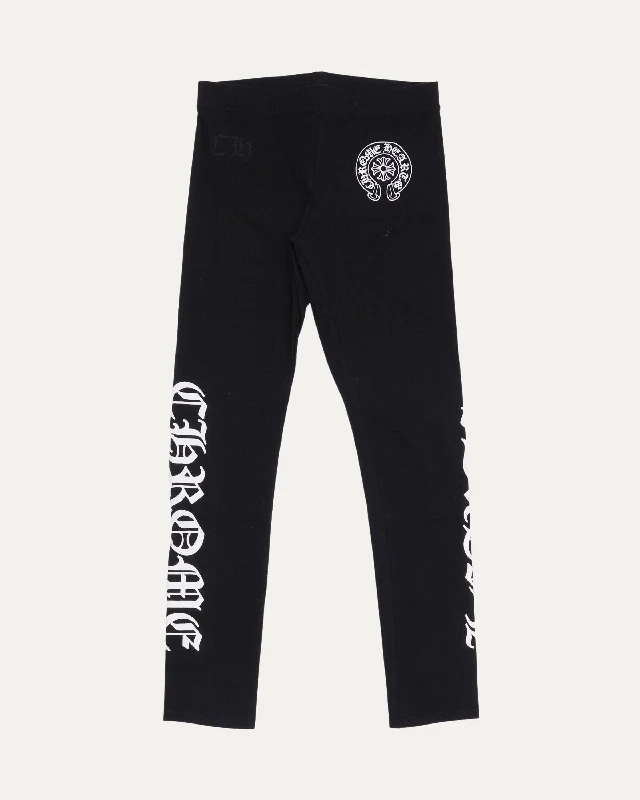 Street Sports Style Horseshoe Logo Leggings