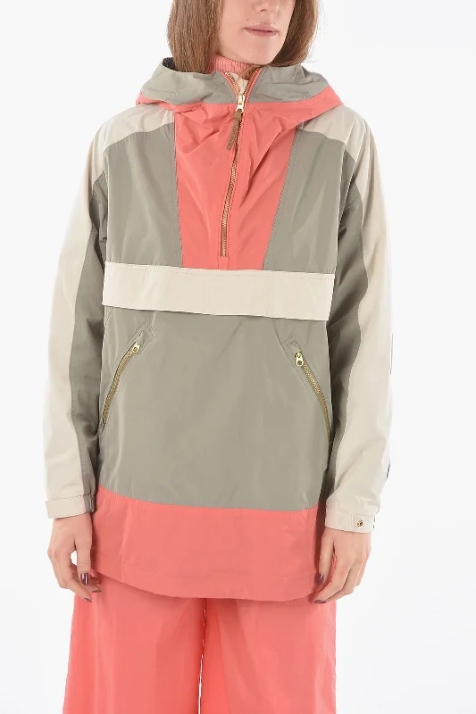 Single-shoulder Neck Design Woolrich Hooded ERIE Anorak