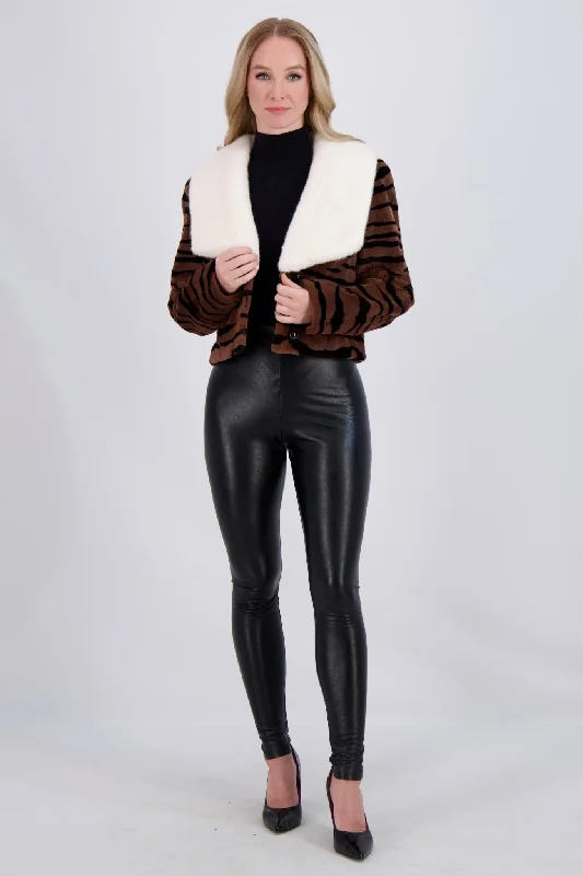 Elegant And Elegant SHEARED MINK JACKET