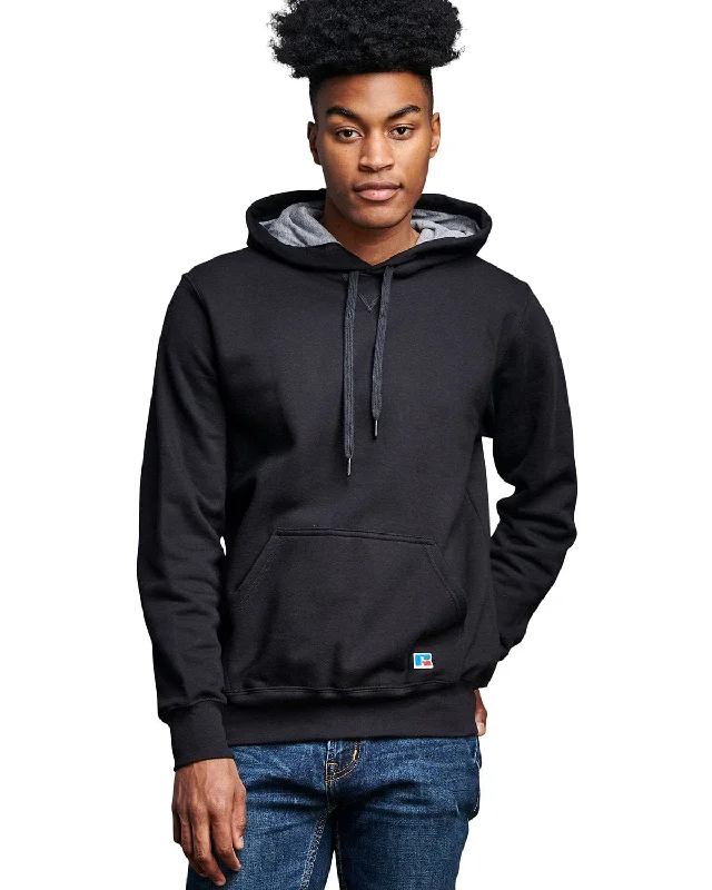Alice style Russell Athletic Unisex Cotton Classic Hooded Sweatshirt | Black