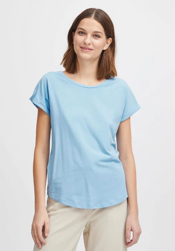 British casual B.Young Pamila Boat Neck T-Shirt, Vista Blue