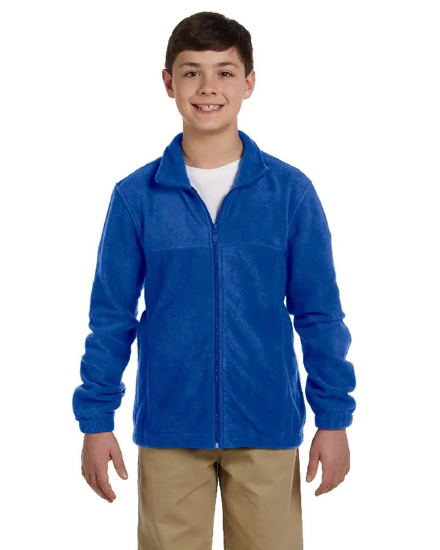 Fashionable sports Harriton Youth Full-Zip Fleece | True Royal