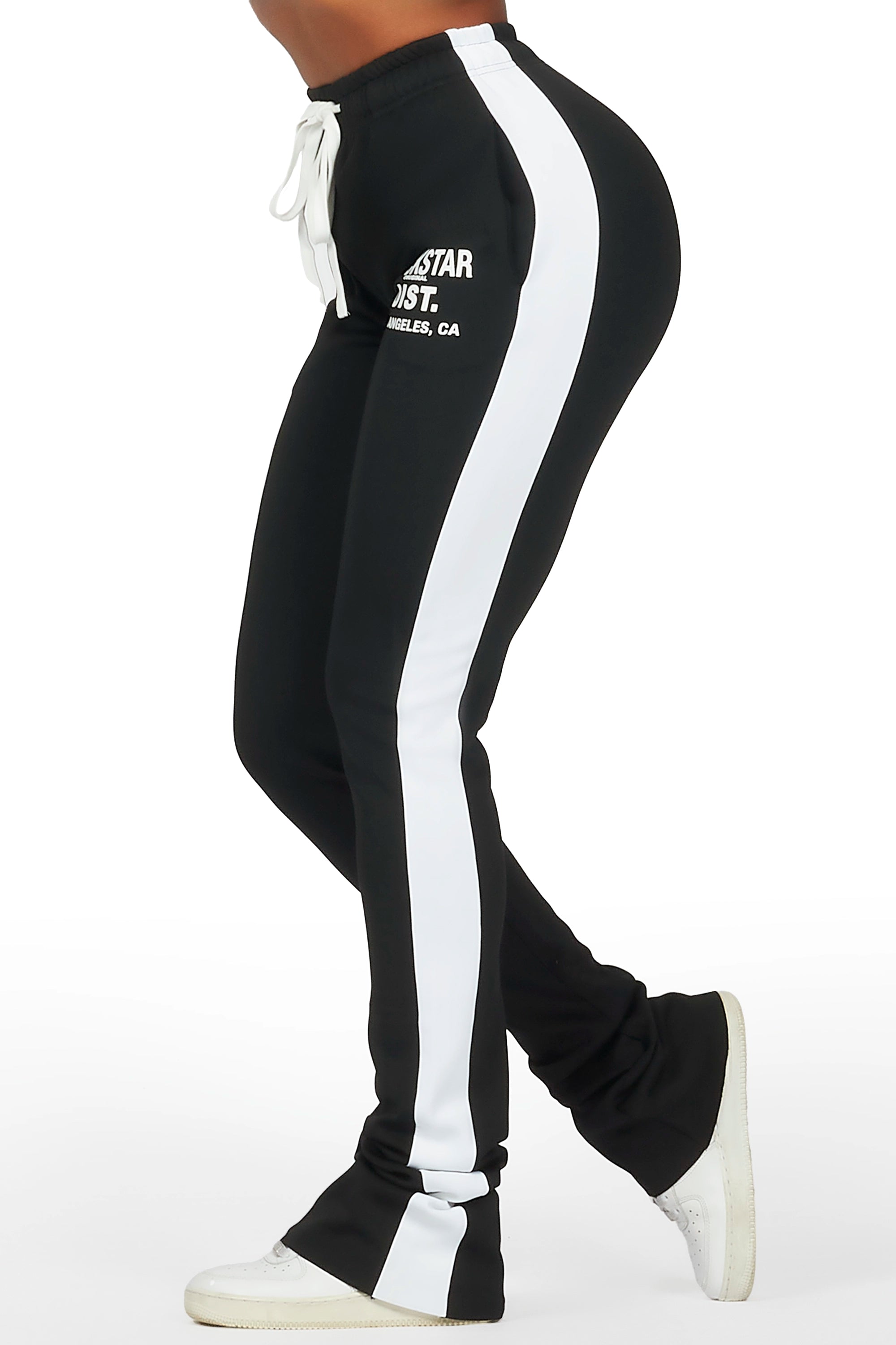 Skirt style Savannah Black Super Stacked Track Pant