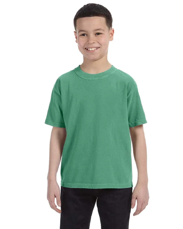 Street Sports Style Comfort Colors Youth Garment-Dyed T-Shirt | Island Green