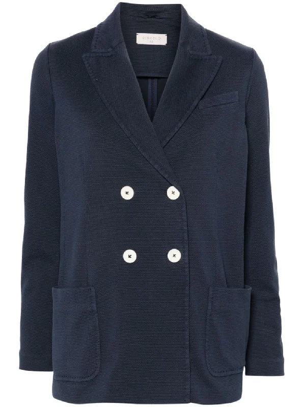 Customized Version Circolo 1901 Women's Jackets blue