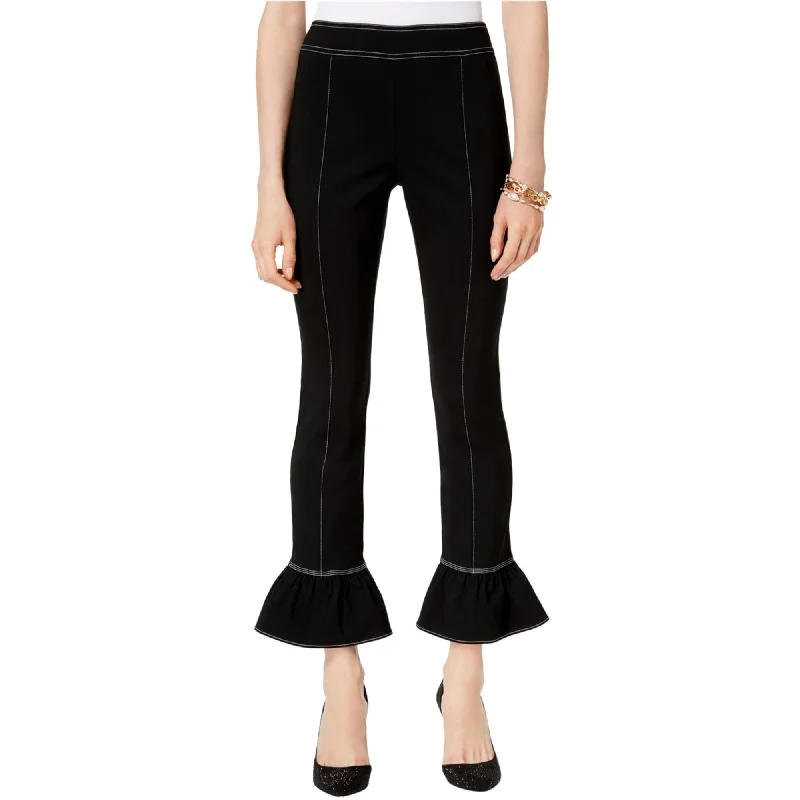 Comfortable and simple I-N-C Womens Bell-Hem Casual Trouser Pants