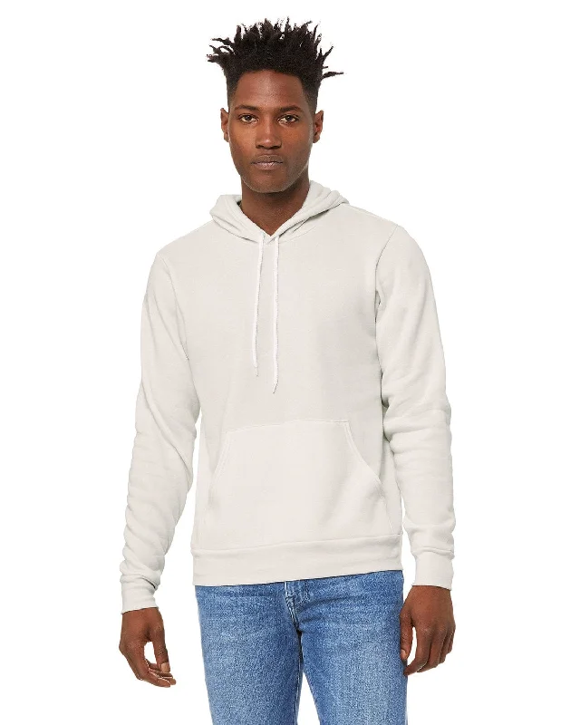Black And White Style Bella+Canvas Unisex Sponge Fleece Pullover Hoodie | Vintage White