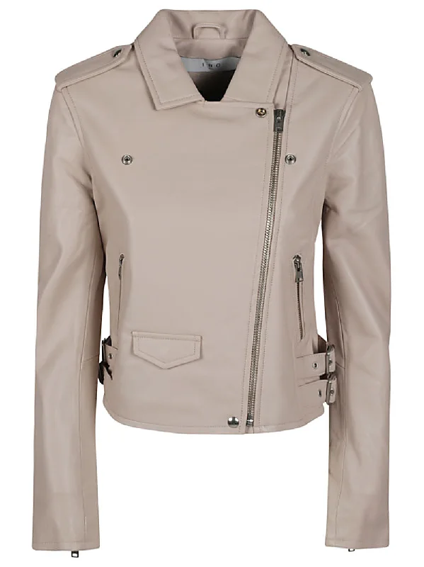 High waist design Iro Women's Jackets Powder