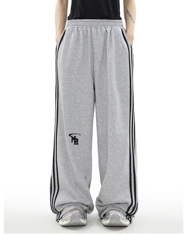 Sweet breath MRNEARLY Wide Leg Track Pants