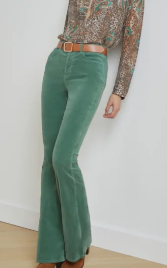 Avant-garde trend L'AGENCE marty velvet jean