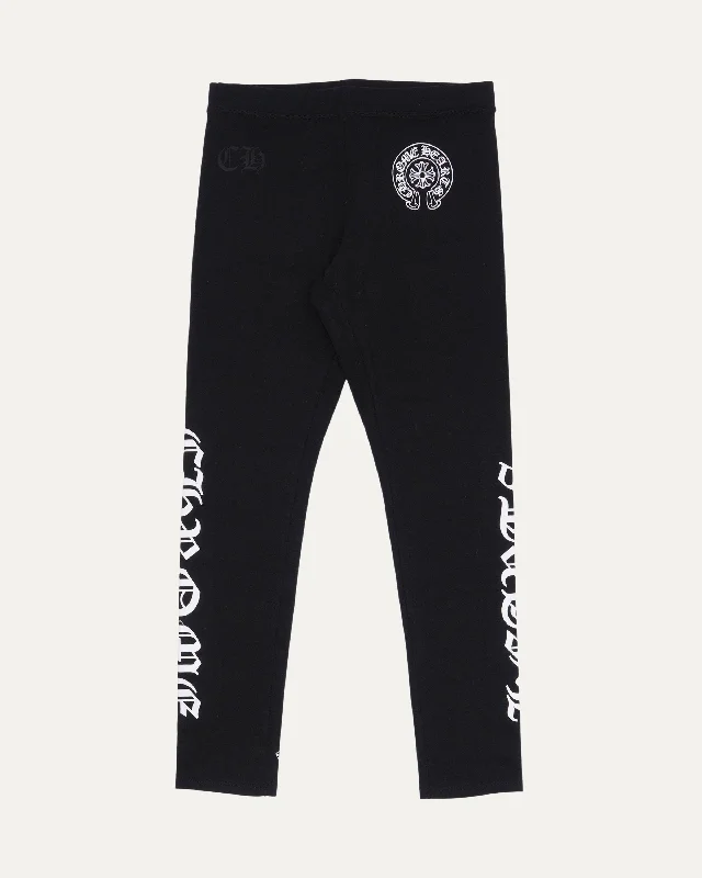 Street Vertical And Horizontal Design Horseshoe Logo Leggings