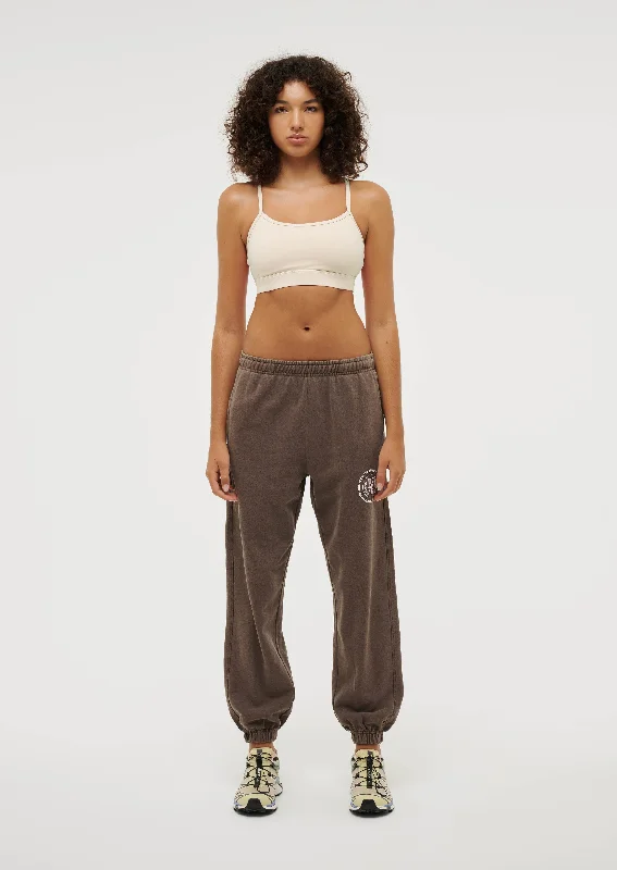 British casual PHOENIX TRACKPANT IN WASHED CHESTNUT