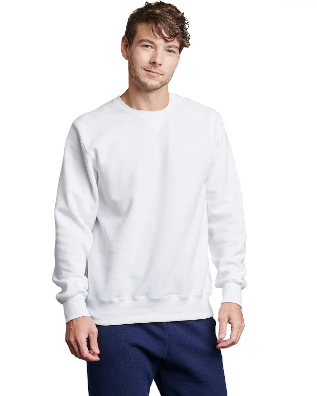 Sweet breath Russell Athletic Unisex Cotton Classic Crewneck Sweatshirt | White