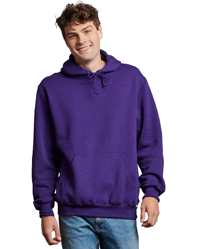 Fashionable and versatile Russell Athletic Unisex Dri-Power Hooded Sweatshirt | Purple Fashionable and versatile Russell Athletic Unisex Dri-Power Hooded Sweatshirt | Purple
