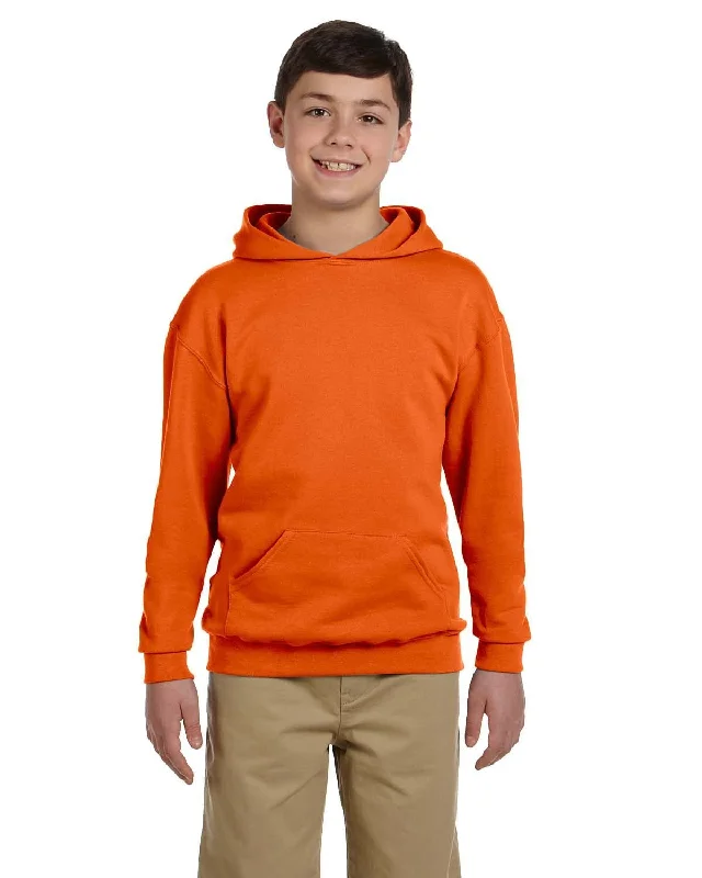 Party Wear Jerzees Youth 50/50 Fleece Hooded Sweatshirt | Safety Orange