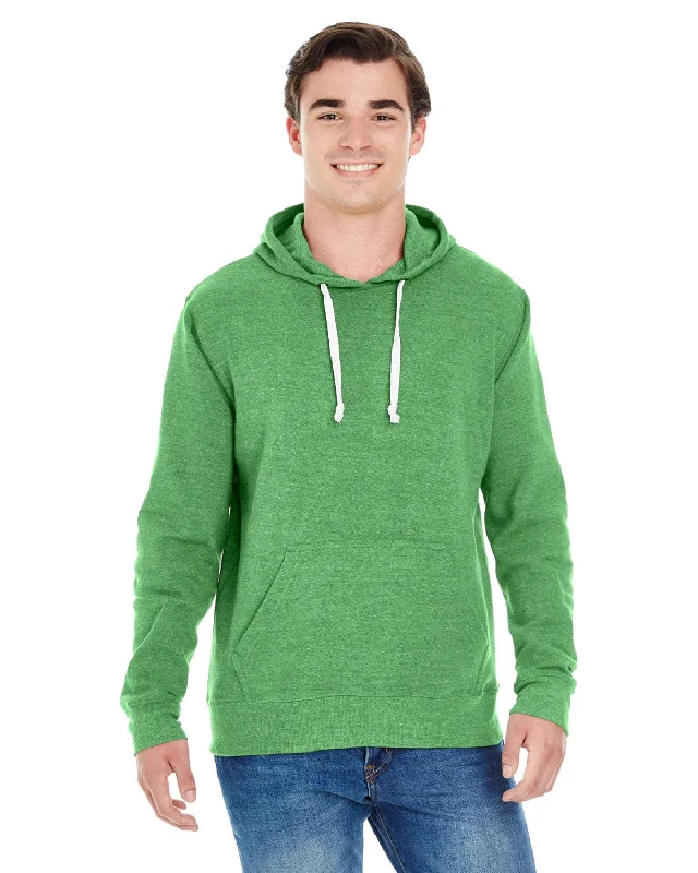 Creative Style J America Unisex Triblend Pullover Hoodie | Green Triblend