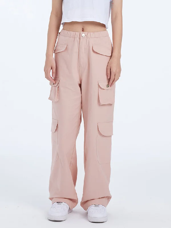 Sports Casual Style King Prince Light-Toned Cargo Pants